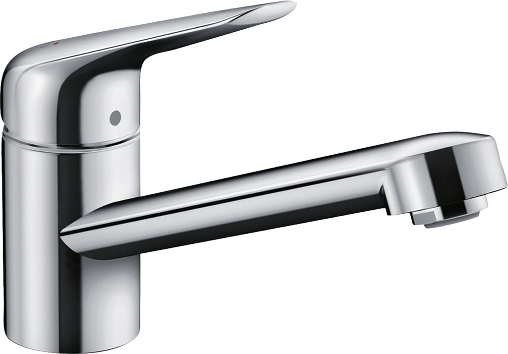 hansgrohe Focus M42 Einhebel-Küchenmischer 100, CoolStart, Eco, 1 Strahlart, Chrom, 71866000