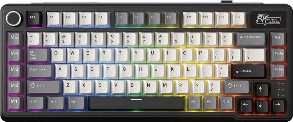 Clavier Gamer RK L75 Knight Black idéal pour setup e-sport et streaming