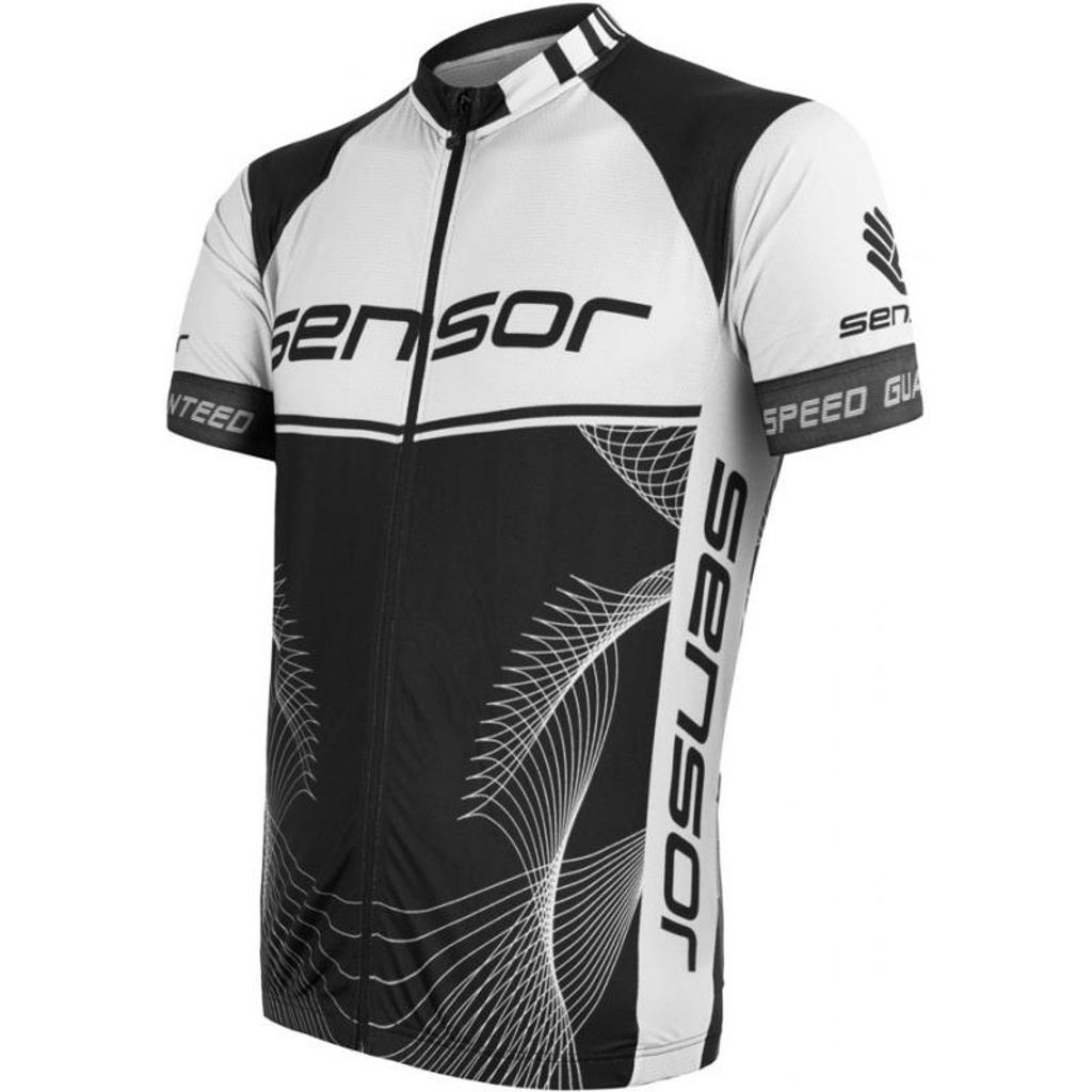 Sensor Cycling Team Up Jersey Herren schwarz/weiß größe S 20100042-00