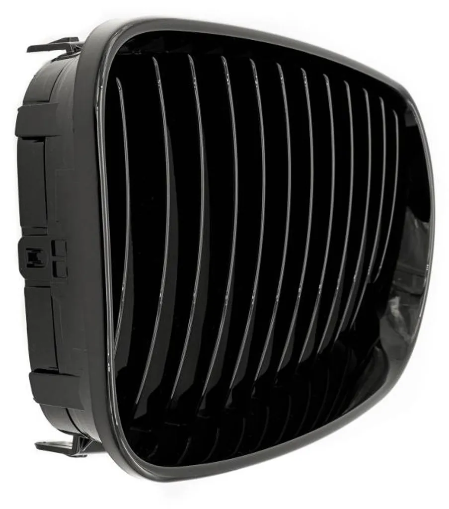 Grille de calandre BMW Série 1 E81 E87 Facelift Noir Brillant Double Pont - 4