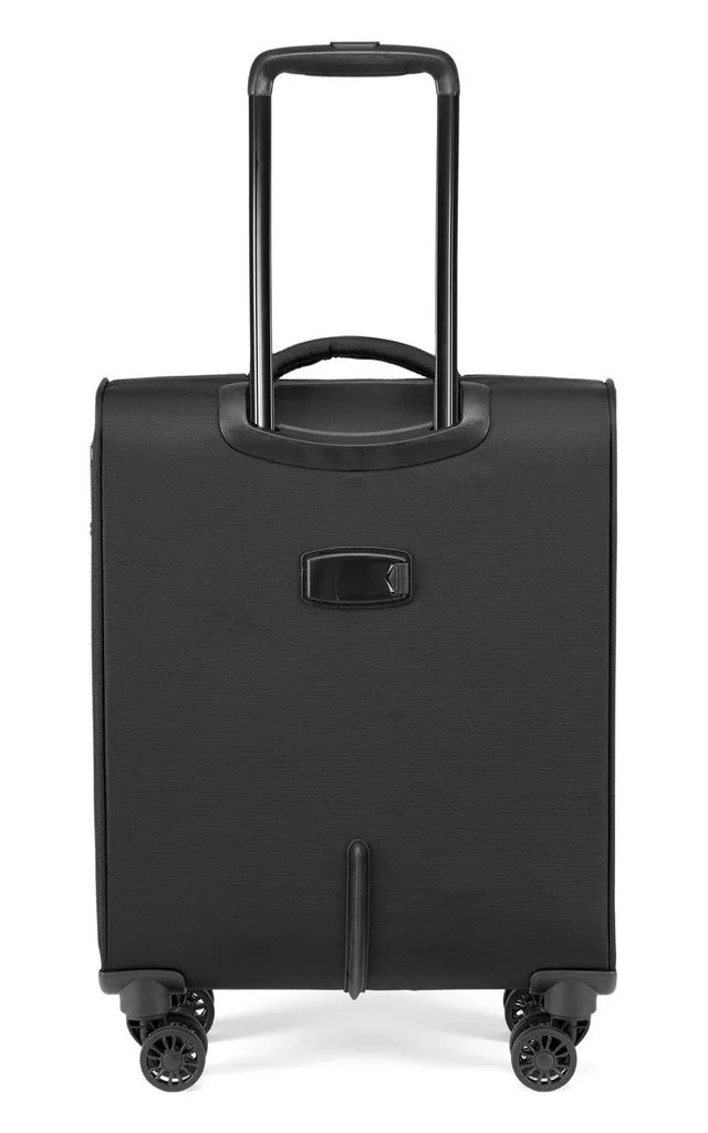 Valise EPIC Dynamo Noir 55cm avec 4 roues silencieuses et format cabine