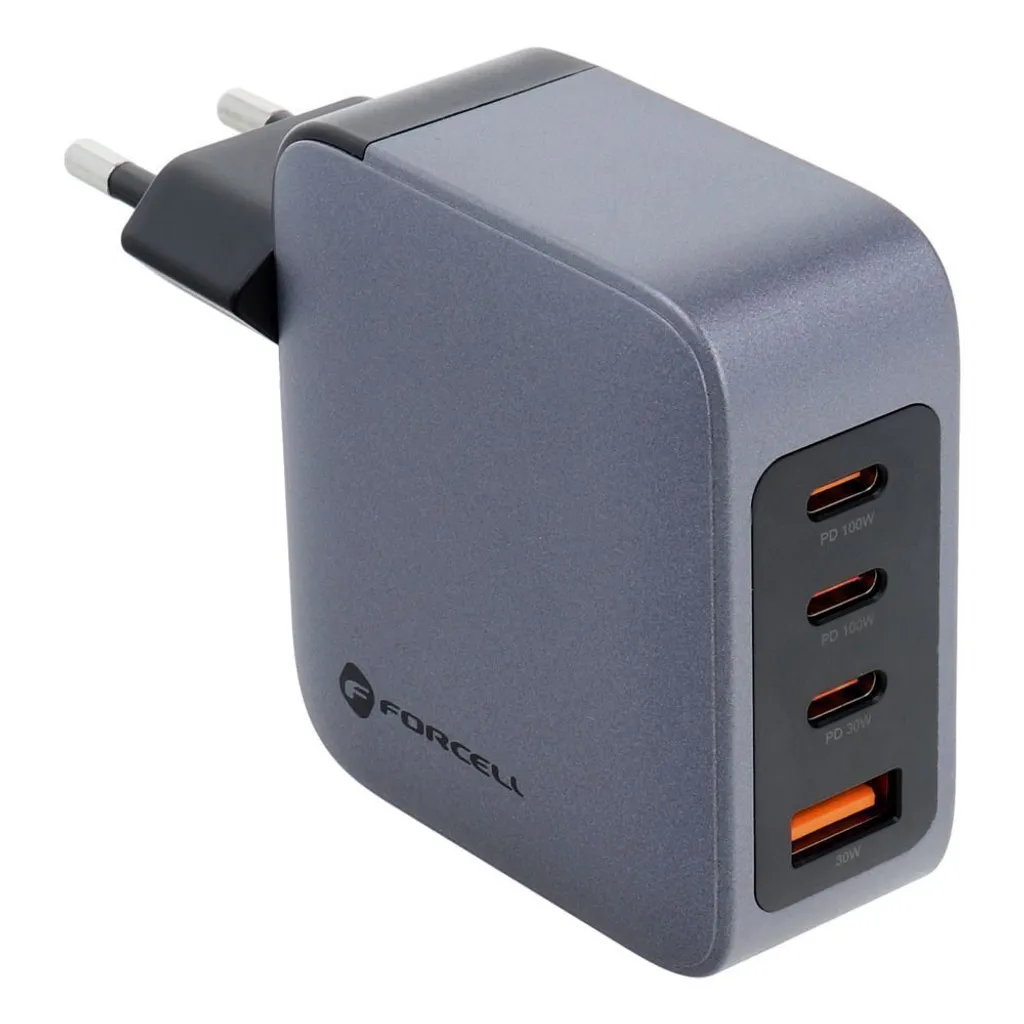 Forcell F-Energy 100W: Caricabatterie GaN Universale 4 in 1 Rapido
