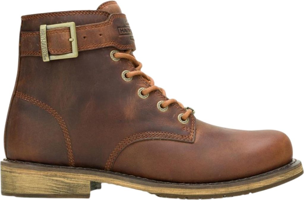 Harley Davidson Herren Bikerboots Stiefel VNTGMOTO Short CE D97312 Braun