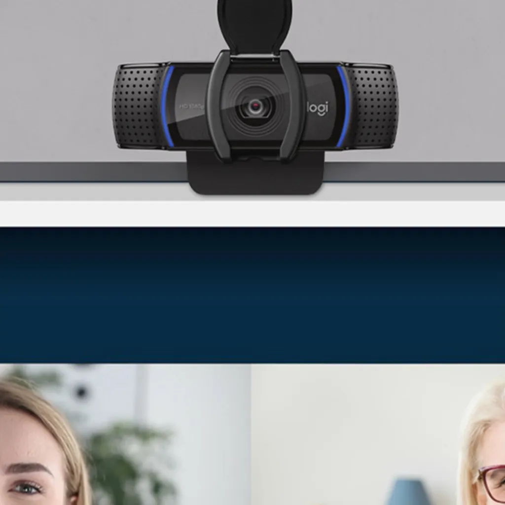 Logitech C920s webcam avec double micro stéréo et lentille en verre - 22