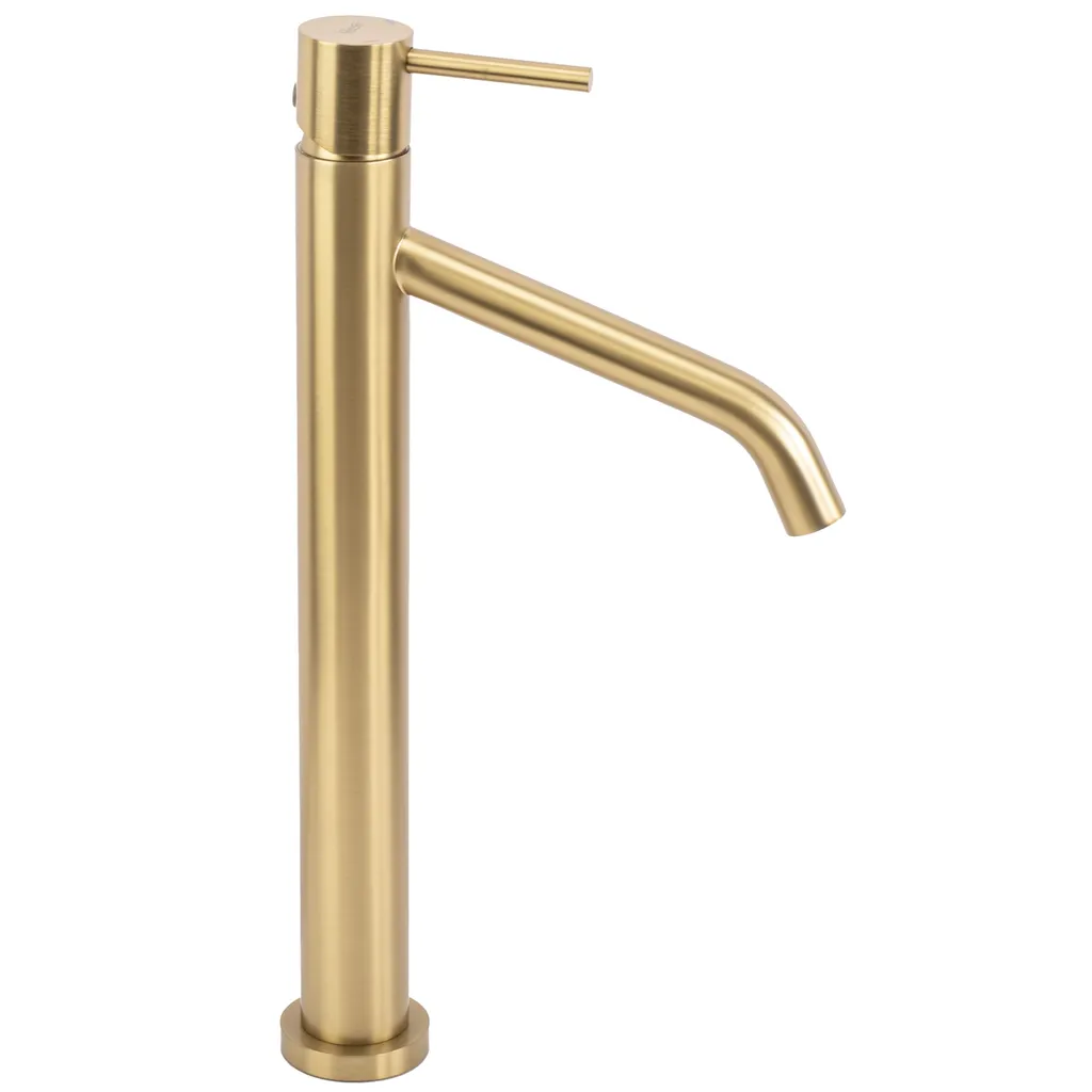 Rivoluziona il tuo Bagno: Rubinetto Lavabo Rea Level Brush Gold High