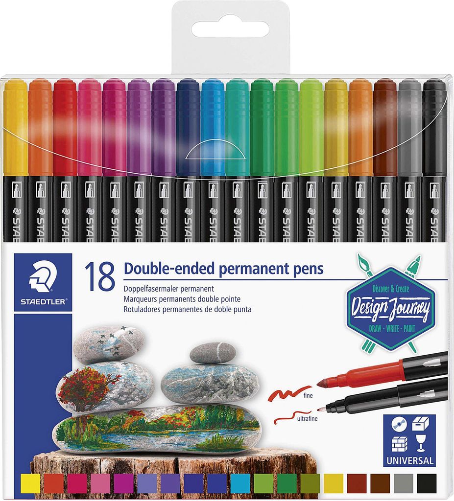 STAEDTLER® 3187 TB18 Pennarello a punta D permanente, Immagine del prodotto 