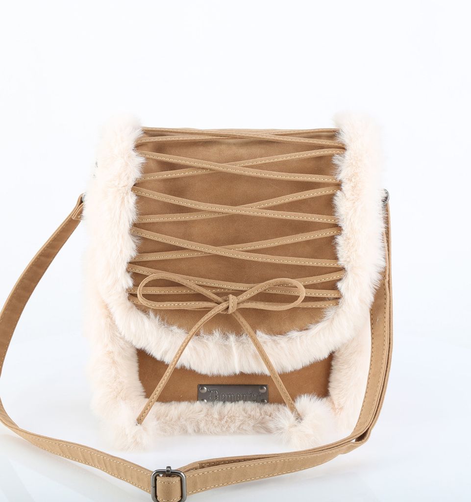 DemoniaCult HB-663 Crossbody Schultergurt Tasche Camel Produktbild 2