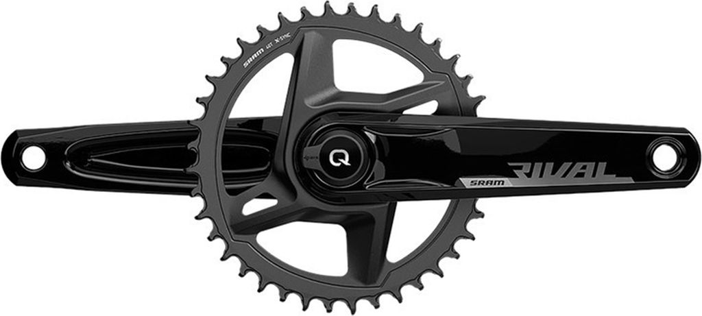 SRAM Kurbelgarnitur Quarq Rival AXS Wide 175 mm 46T - präziser Powermeter für...