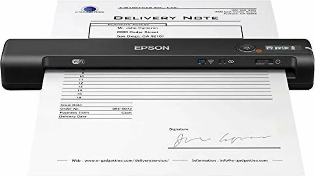 Scanner sans Fil Epson B11B253401 pour Numériser vos Contrats en Voyage