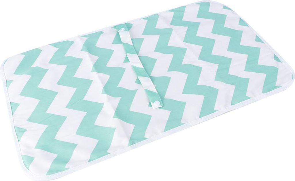 Mehrzweck-Baby-Unterlage, wiederverwendbar, wasserdicht, waschbar, für ausgehende Säuglings-Urinunterlage (grün)