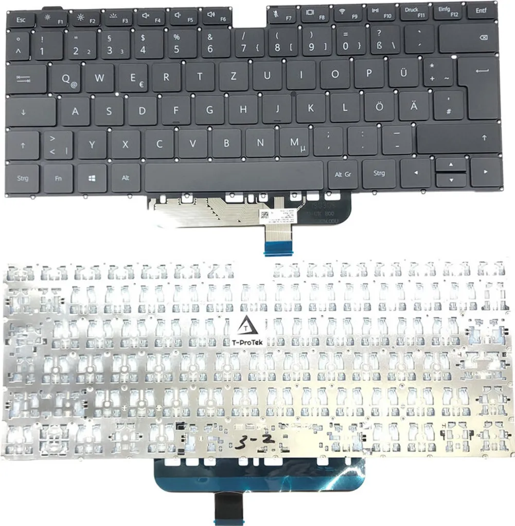 Clavier Noir AZERTY sans Rétroéclairage pour HUAWEI MagicBook 15 - 7