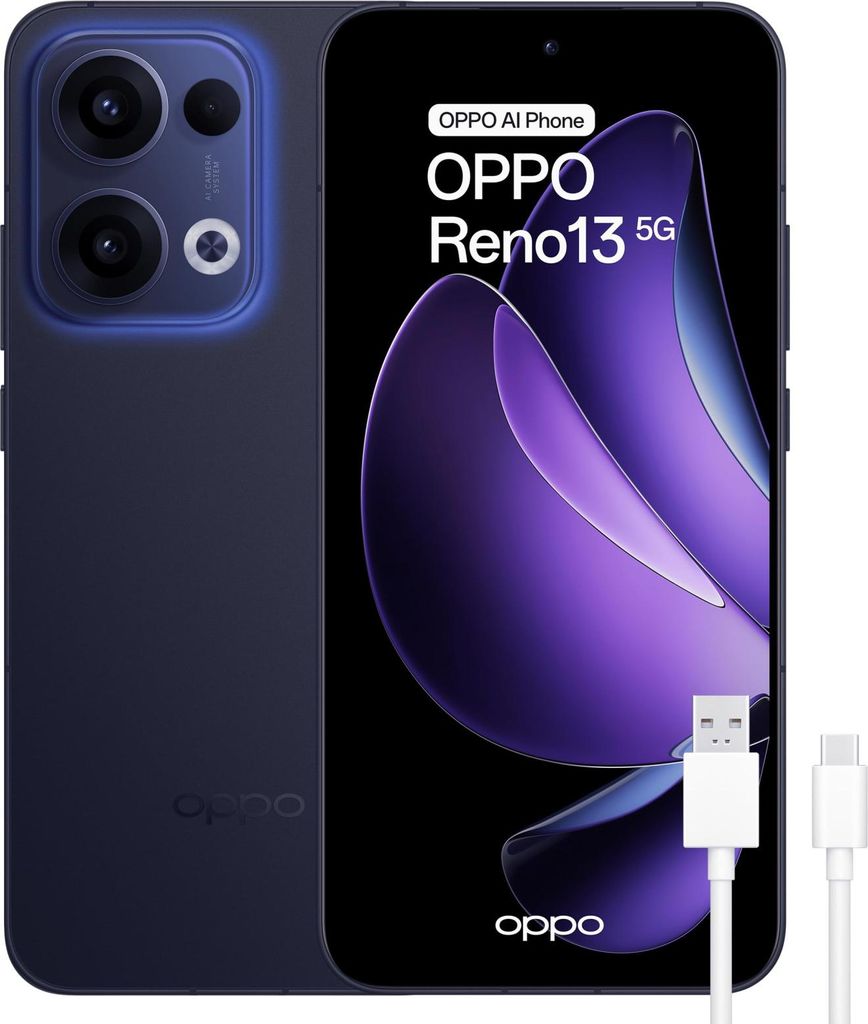 OPPO Reno 13 12+256GB 6.59"5G Luminous Blue OPT  Oppo Zdjęcie produktu 