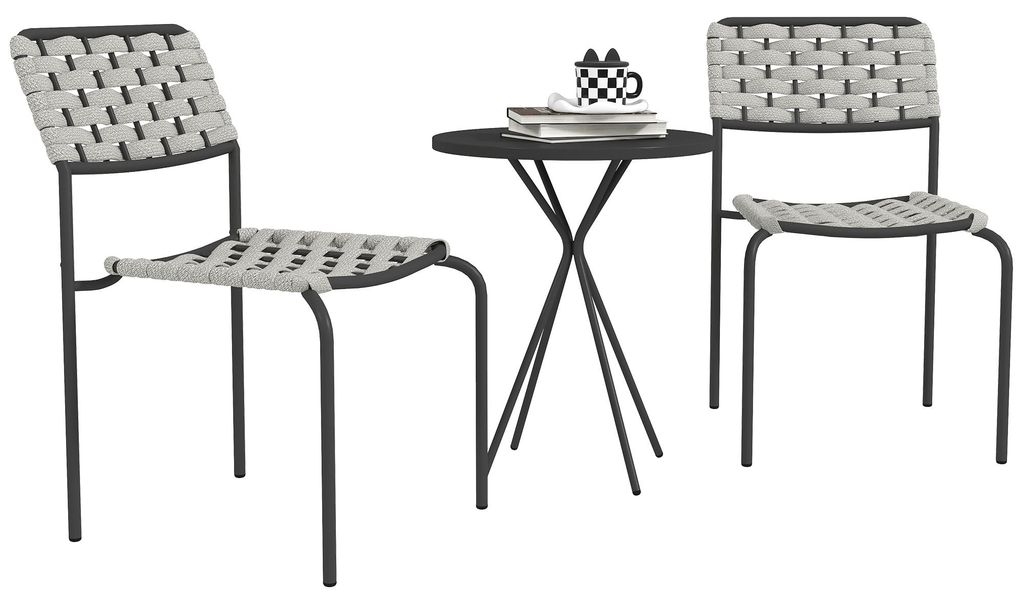 Outsunny Polyrattan Gartenmöbel Set, Outdoor Lounge Produktbild 