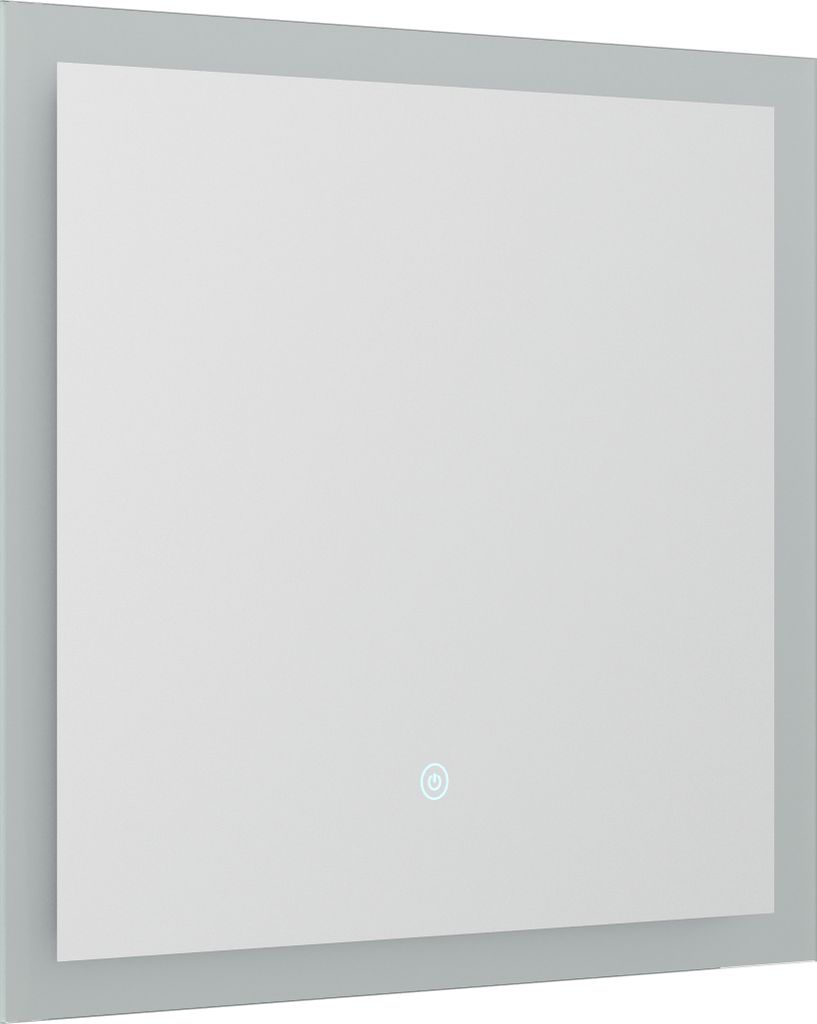 LED Spiegel 60x53 cm mit Touch Bedienung