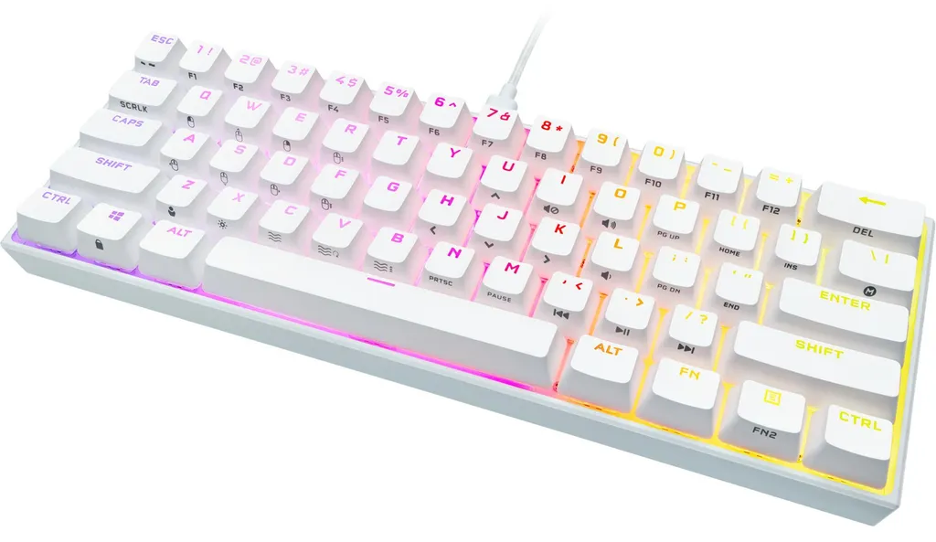 Clavier Corsair K65 RGB Mini - Switches Speed Silver et Format 60%