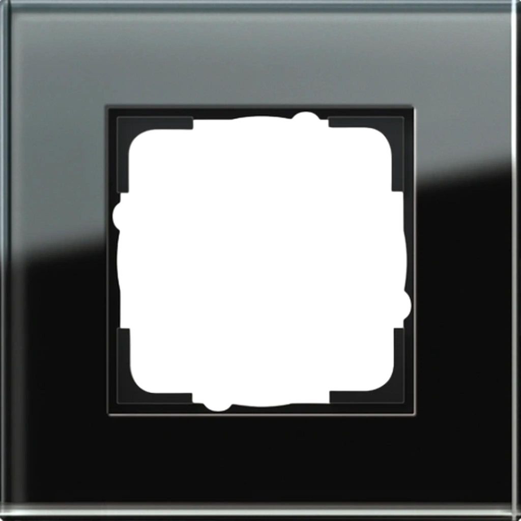 Gira 021105 1fach-Abdeckrahmen Gira Esprit Glas Schwarz