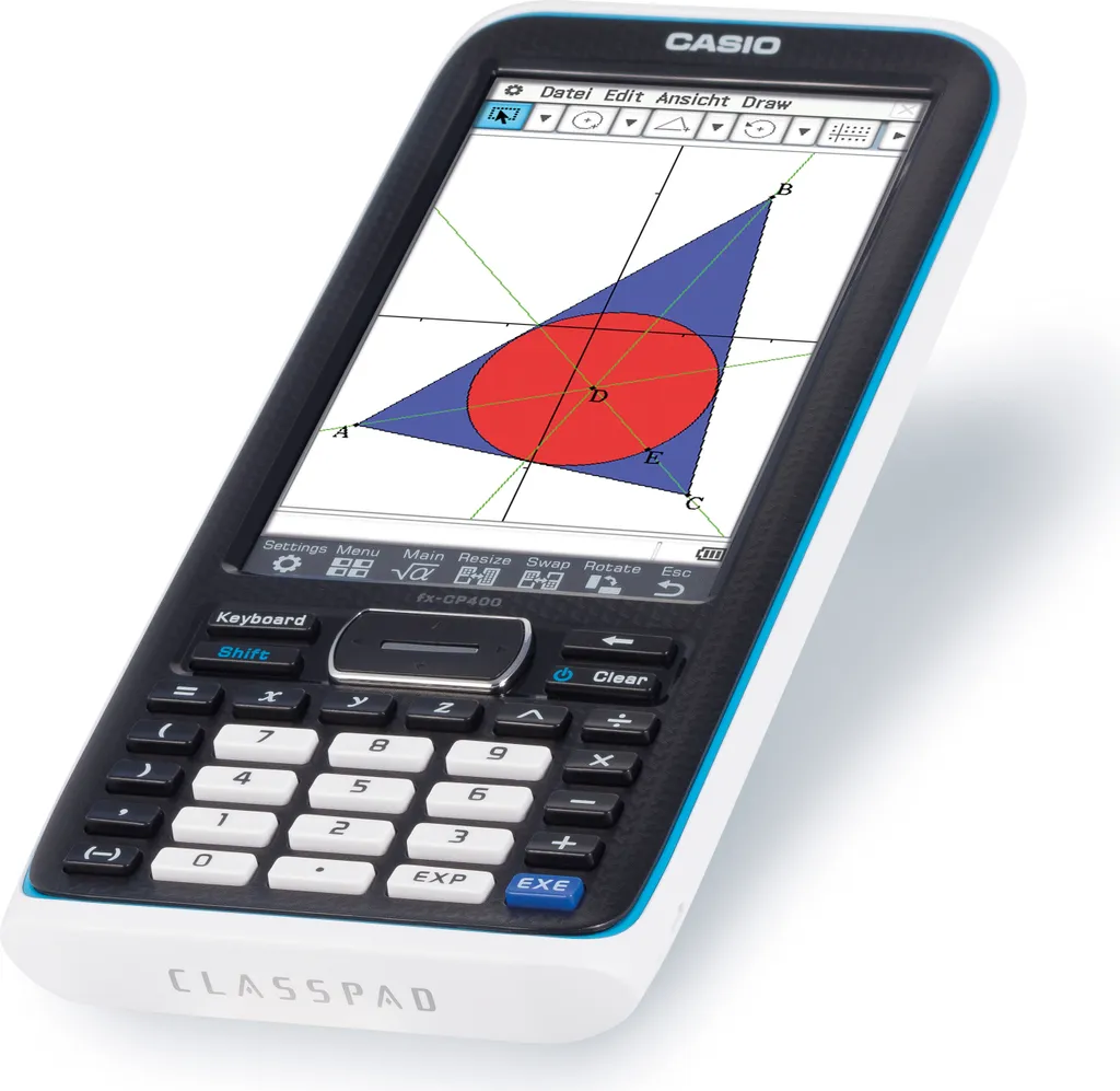 Calculatrice Casio FX-CP400-LA-EH Graphique Tactile Noire Classique - 12