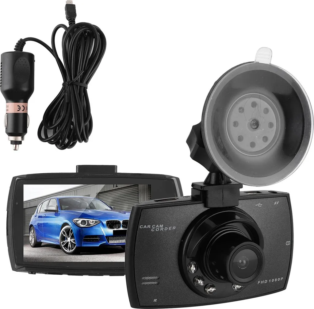 Enregistreur vidéo de conduite HD 2,7 pouces avec vision nocturne IR