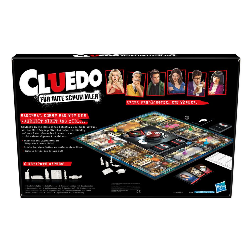 Hasbro - Cluedo - Für gute Schummler Brettspiel Produktbild 2