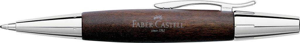 FABER-CASTELL Drehkugelschreiber e motion Birnbaum dunkel Strichstärke: B
