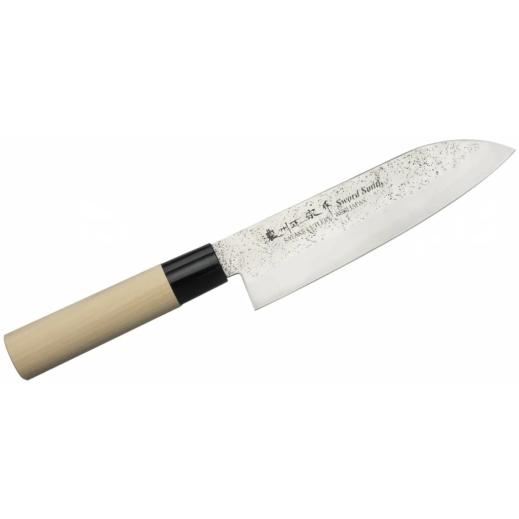 Satake Nashiji Natural Santoku 17cm 801416 - Coltello Giapponese Originale