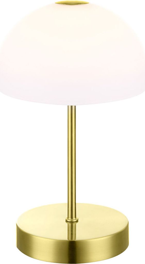 LED Tischleuchte, Touch on/off, Glas opal, SNOWFLAKE