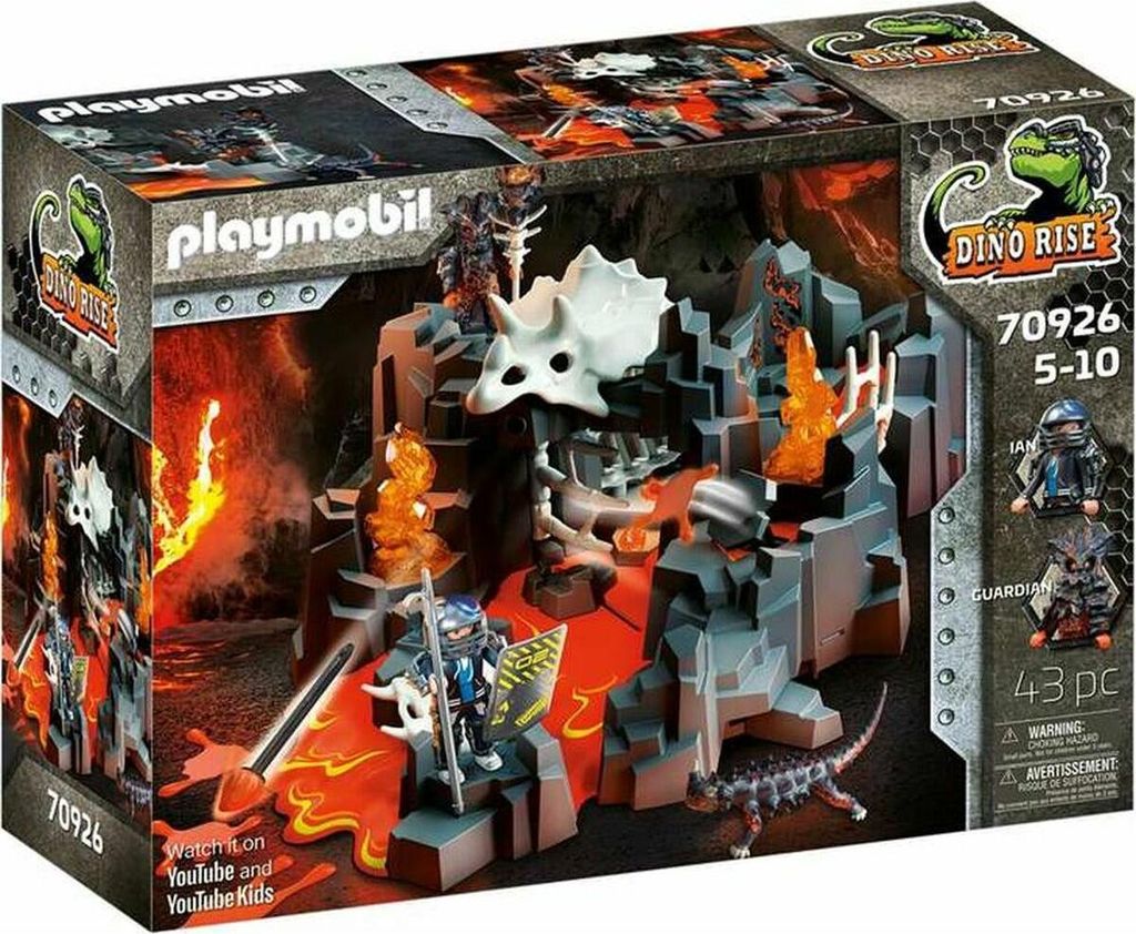 Playset PLAYMOBIL Dino Rise Lava Fountain Guardian 70926