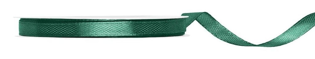 Satin Geschenkband dunkelgrün 25m 6mm breit Produktbild 