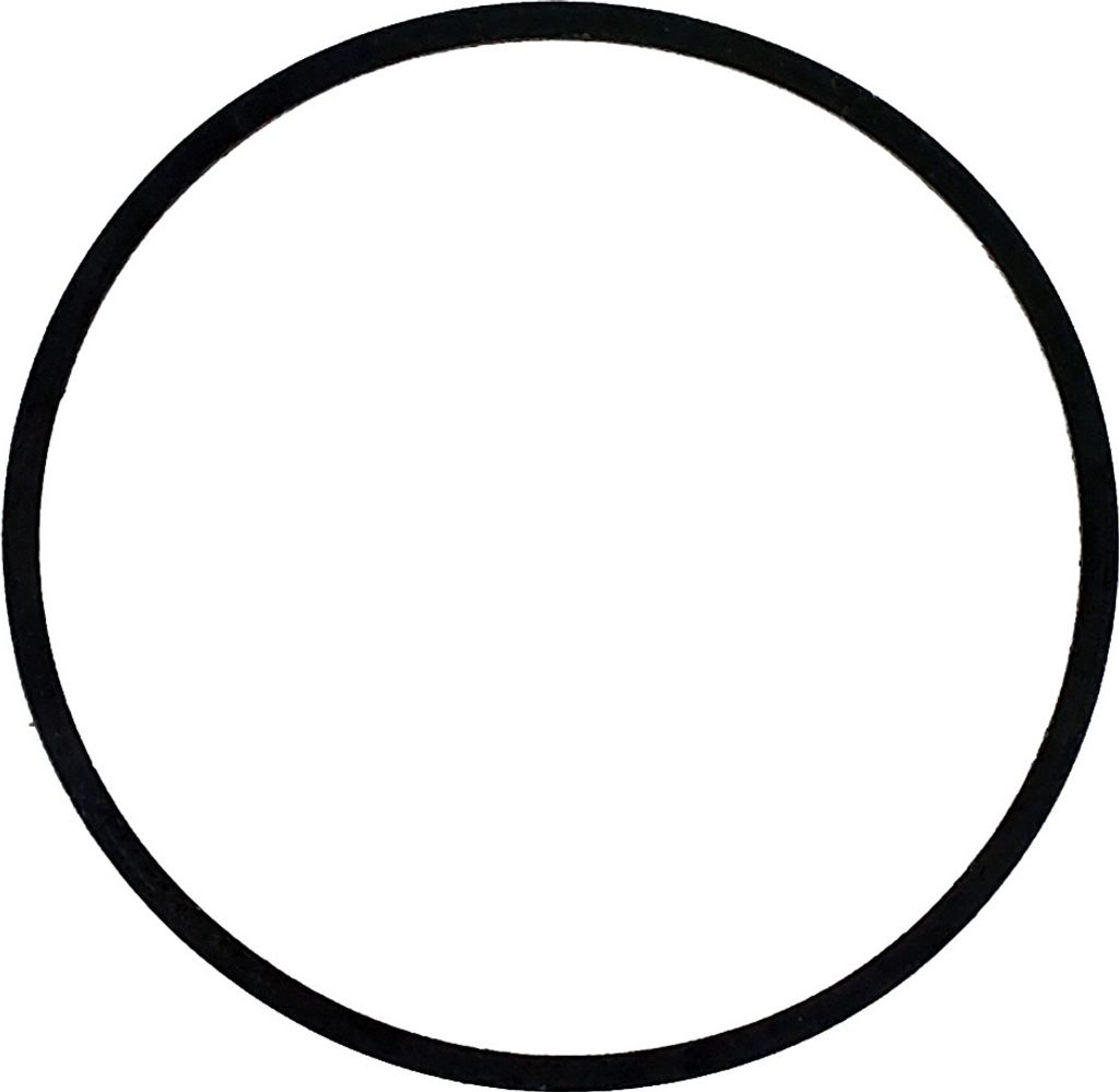 Citizen Damen Chronograph Glasdichtung schwarz Kunststoff FA0000