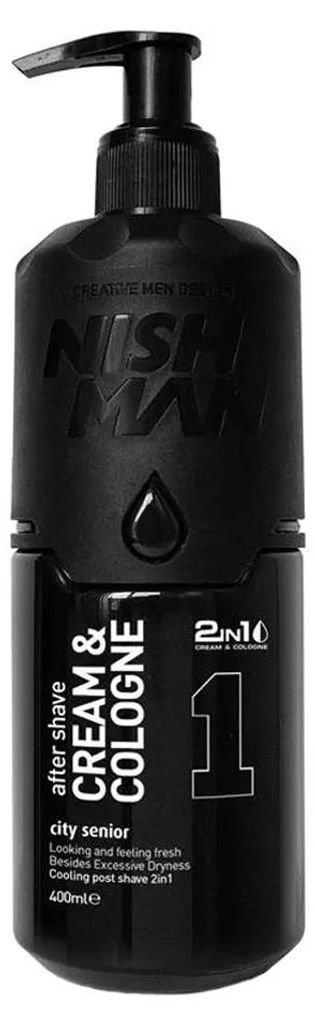Nishman | After Shave Creme Cologne 01 City Senior - 400ml Produktbild 