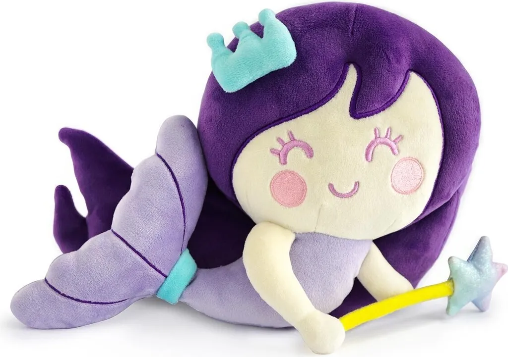 Petite Sirène Peluche 100% Polyester Ultra Douce Milk&Moo 27cm Lavable