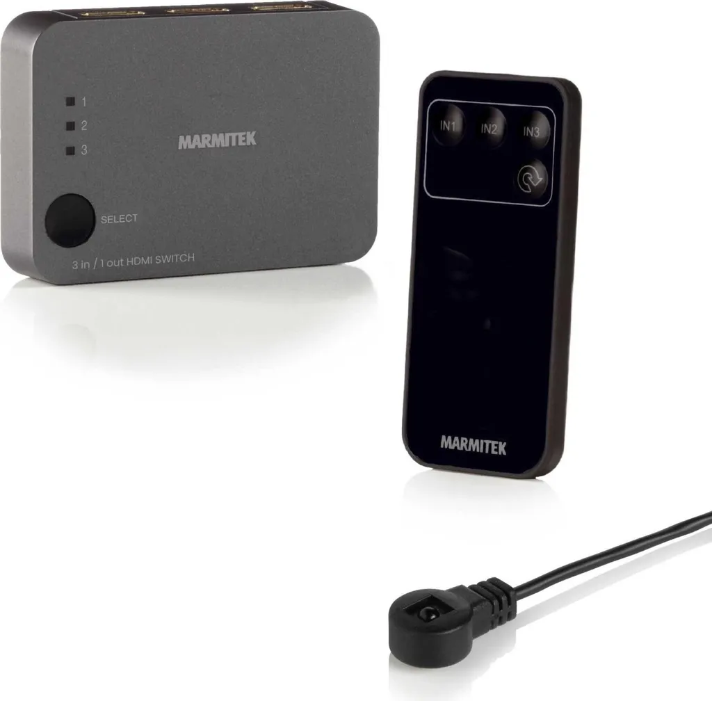 Marmitek Connect 310 UHD 2.0 HDMI AutoSwitch 3 entrées 1 sortie 4K60