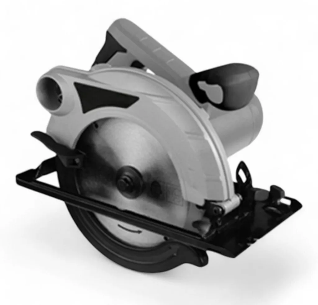 Scie circulaire à bois 1200W moteur puissant lame 180 mm de précision
