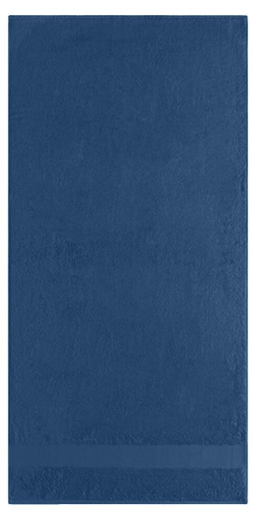 L-Merch - Badetuch "First Class" LT1235 (140 cm x 70 cm) (Marineblau)