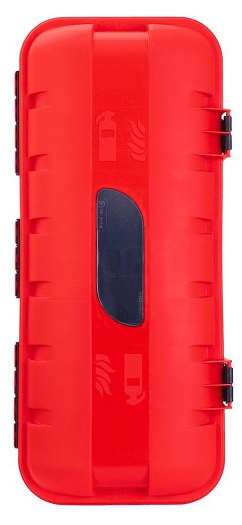 DAKEN Feuerlöscherbox STRIKE 9-12kg Rot 707x322x239mm LKW Anhänger Schutzkasten mit Sichtfenster E11
