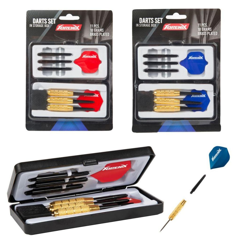 Fléchettes de lancer avec pointe en métal 3pcs 2 couleurs Image du produit 