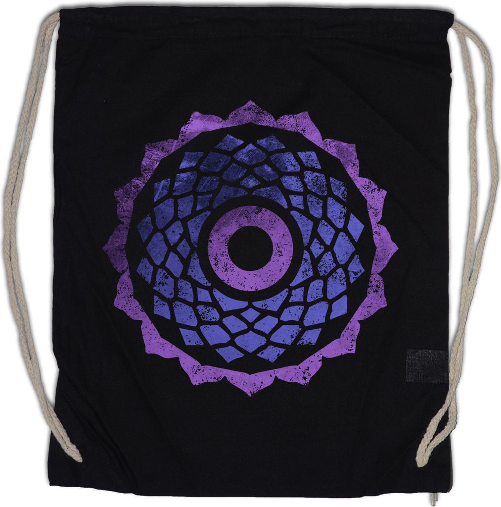 Urban Backwoods Chakra Sahasrara, Turnbeutel, Farbe: Schwarz