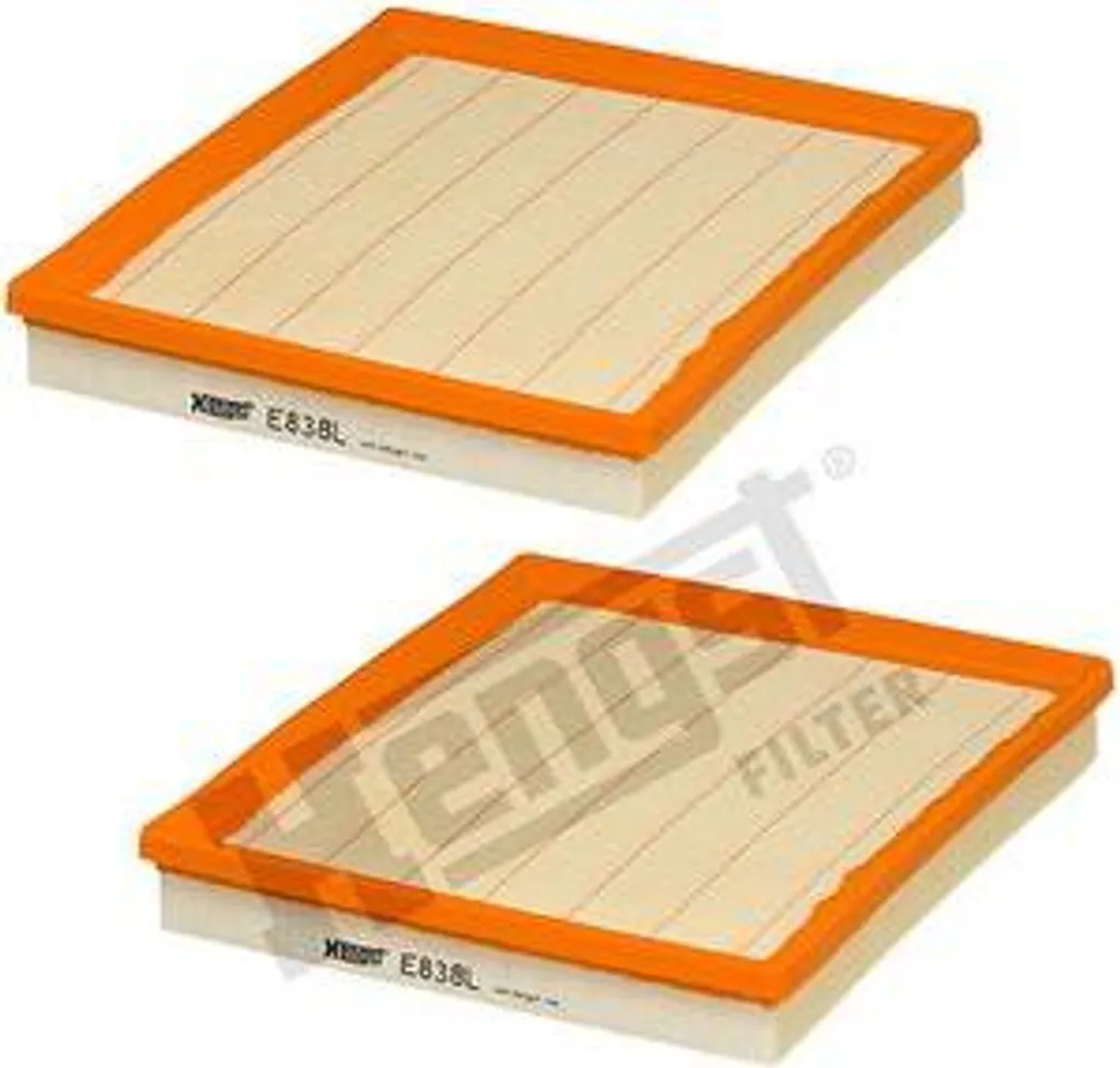 Filtre à air pour entretien Mercedes Classe E et S Hengst E838L-2