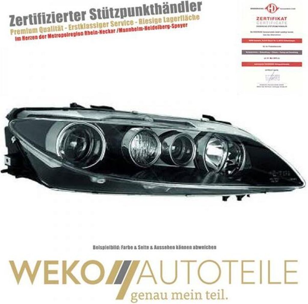 Diederichs Scheinwerfer re. Mazda 6, 05-08 mit Motor für LWR