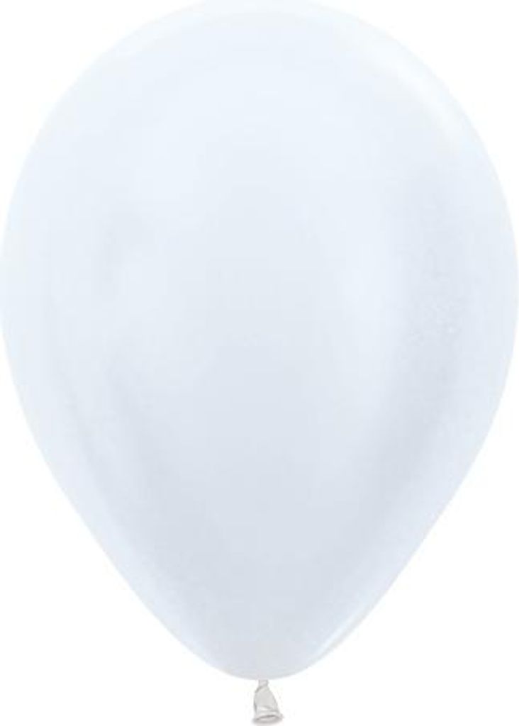 Balony lateksowe Sempertex Pearl White 12cm, 50szt. Zdjęcie produktu 