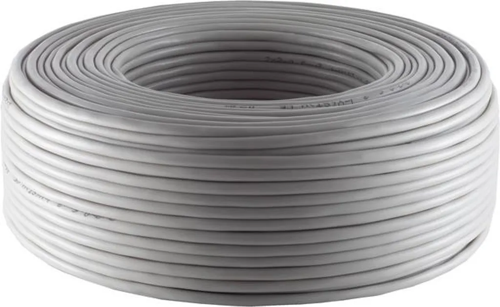 Câble téléphonique J-Y(ST)Y 2x2x0,6 mm² Blindé Gris - Couronne de 10m