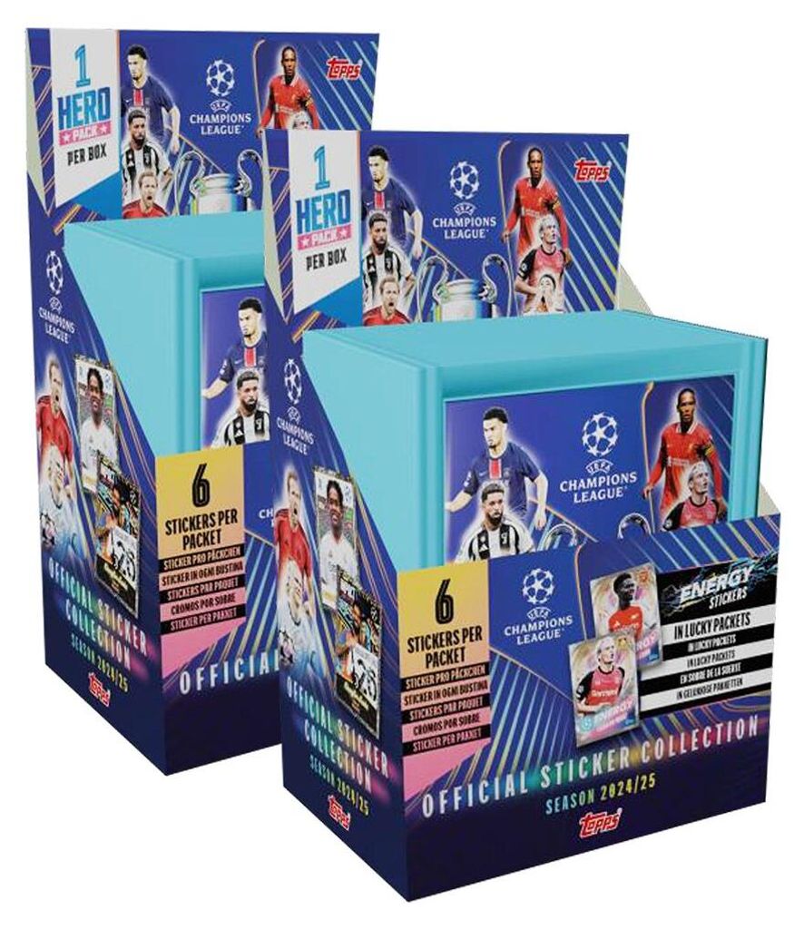 Topps - Ligue des champions 2024/2025 - Autocollants à Image du produit 