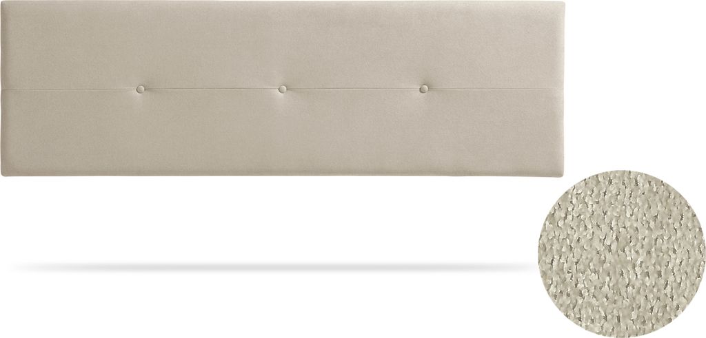 Gepolstertes Kopfteil NAPOLI Aqualine 145x50x5 cm
