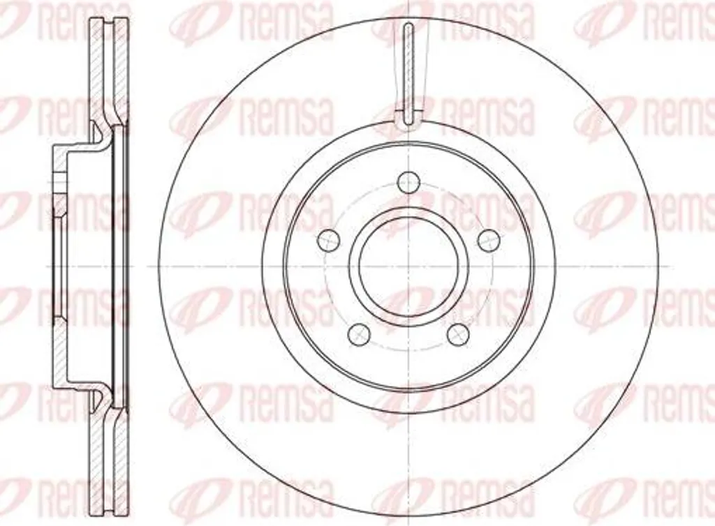 Disque de frein pour Ford Focus et Transit Connect OE 1368548
