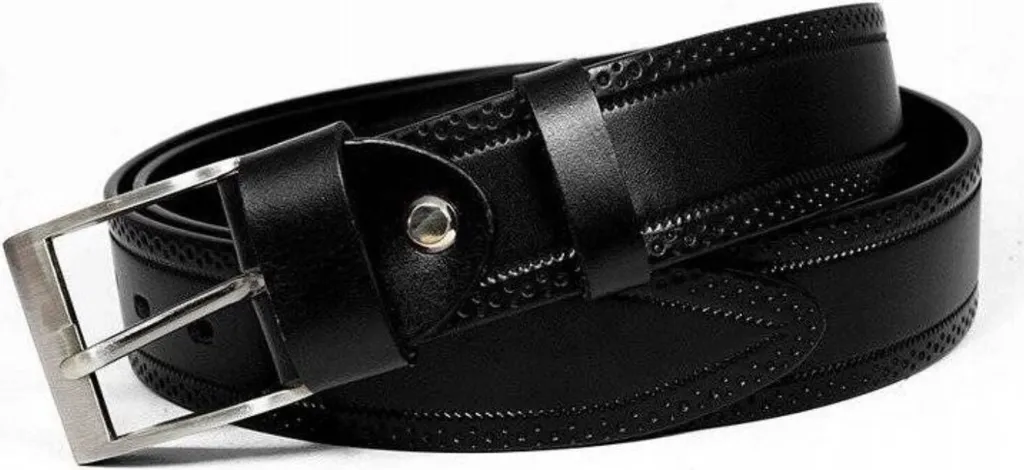 Cintura Uomo Rovicky Black Leather DPRS07BGEBLACK9530010 - Resistente