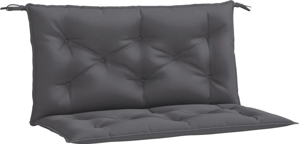 vidaXL Gartenbank-Auflagen 2 Stk. Anthrazit 100x50x7 cm Produktbild 