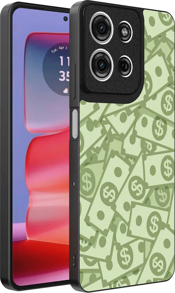 Custodia Motorola Edge 50 Pro con Design Money - Backcover TPU