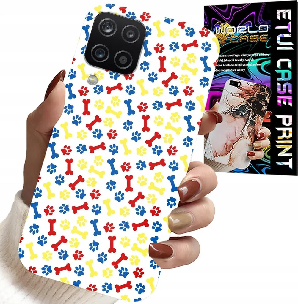 OFFERTA Samsung A12 M12: Cover Bone Paws + Vetro | Prezzo Stock