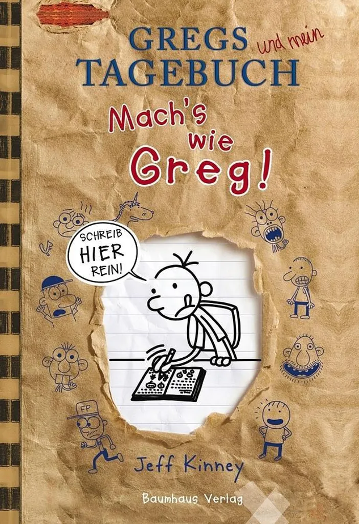 Journal d'un dégonflé : Fais-le toi-même - Carnet de bord Greg Heffley