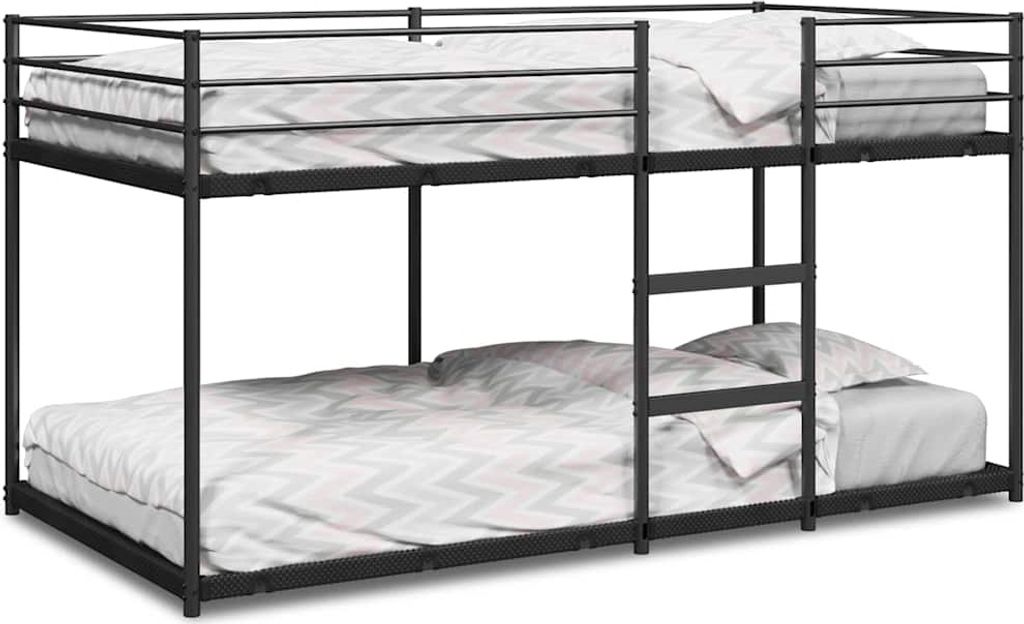 vidaXL Patrová postel bez matrace černá 90x190 cm ocelová Obrázek produktu 